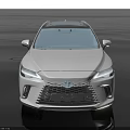 White SUV Car with Panoramic Sunroof Red Interior Black Wheels and Modern Front Design
