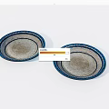 Ceramic Plate Old Objects Antique 3d model
