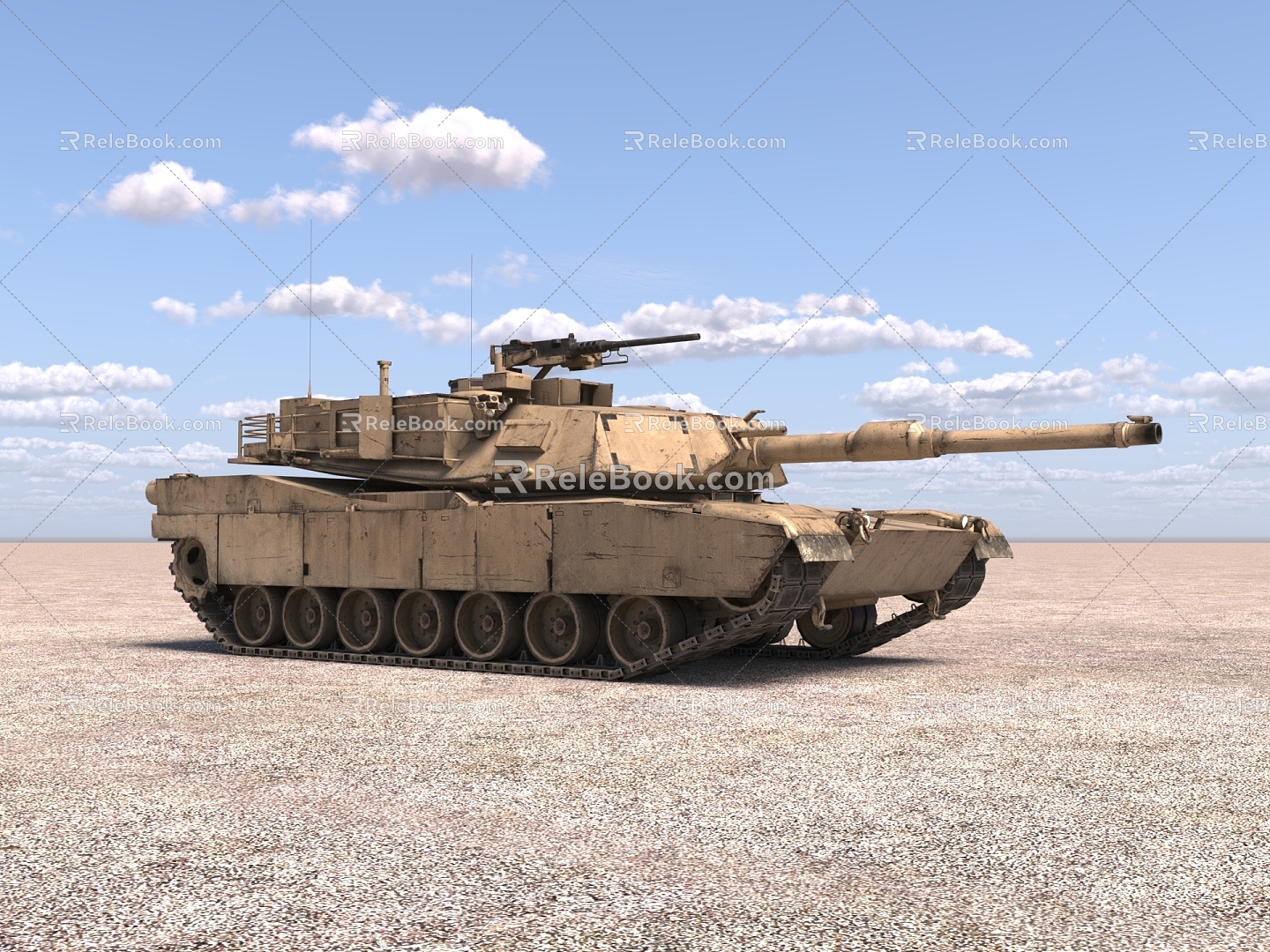 M1A1 Abrams Main Station Tank M1A1 Abrams Main Station Tank US Army Tank Armored Vehicle Troops Carrier 3d model