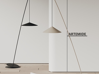 Artemide Floor Lamp Minimalist Floor Lamp Books model