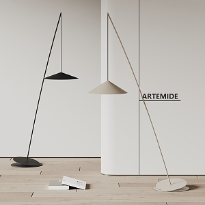 Artemide Floor Lamp Minimalist Floor Lamp Books 3d model