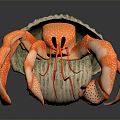 Modern Crab Sea Crab 3d model