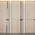 Modern swing door combination 3d model