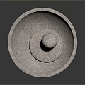 Stone Mortar and Pestle for Grinding Spices and Herbs in Home Kitchen