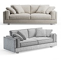 Modern Multi-Person Sofa Sofa Two-Person Sofa Casual Sofa Living Room Sofa Leather Sofa Corner Sofa 3d model