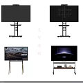 Modern TV With Adjustable Stand And Stylish Design For Home Living Room