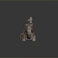 Industrial LOFT Robot Assistant Small Robot Butler 3d model