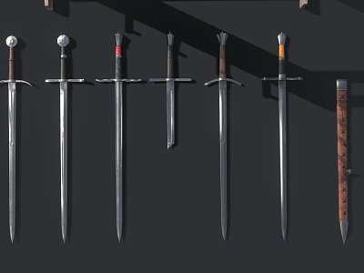 Weapon Sword Pack model