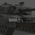 Tank Armored Vehicle Guns Tank Car Leopard 2A4 3d model