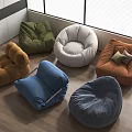 Colorful Bean Bag Chairs In Various Designs For Modern Living Space