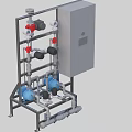 Pumping device 3d model