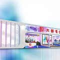 Dalang Knitwear Showroom Exterior Featuring Display Windows And Colorful Exhibits
