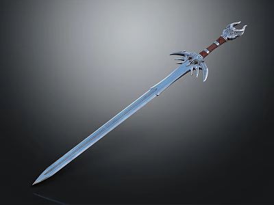Modern Sword Officer Sword Cartoon Sword 3d model Modern Sword Officer Sword Cartoon Sword 3d model