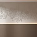 Bedside background wall modeling wall hard package soft package wall panel 3d model