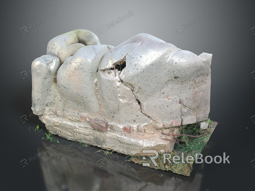 Stone Rock Stone Stone Appreciation Stone Strange Stone Ore Realistic model