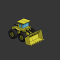 Yellow Electric Toy Bulldozer Construction Vehicle For Kids Play Model
