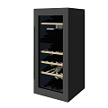 Modern Stylish Wine Cabinet With Glass Door And Shelves For Wine Bottles