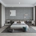 Modern Bedroom Home Bedroom 3d model