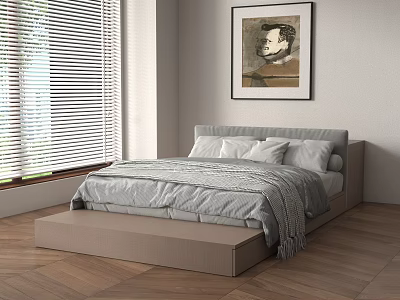 Modern Tatami Bedroom Modern Tatami Bedroom 3d model