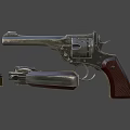 Webley IV Pistol 3d model