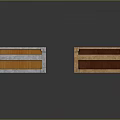 Two Decorative Wooden Storage Boxes With Intricate Patterns For Home Organizing
