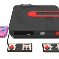 Modern game cassette game machine 3d model