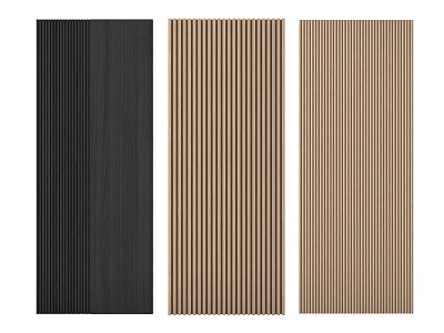 Modern wall panel wood veneer wood grain model