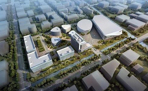 Modern Industrial Park Innovation City Park 3d model