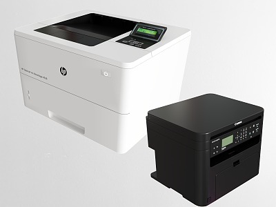 modern printer copier printer 3d model