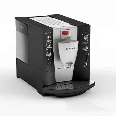 Bosch Automatic Coffee Machine With Digital Display And Control Buttons As Modern Kitchen Appliance 3d model