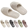 Comfortable Striped Knitted Home Slippers In Multiple Colors And Styles