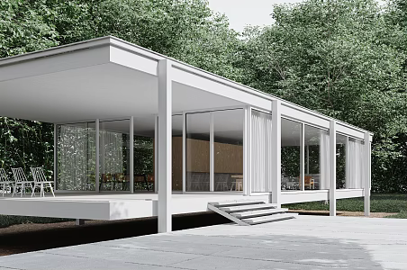 Single-family villa 3d model