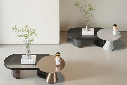 Tea table decorations 3d model