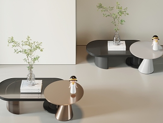 Tea table decorations 3d model