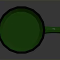 Green Household Mug With Silver Rim And Comfortable Handle For Daily Use