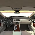 3D Car Model Exterior And Interior Design With Wheel Dashboard Seats Details