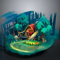 Game Environment Game Scene Fairy Tale Scene Fairy Tale Magic Scene Magic Item Fantasy Scene 3d model