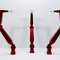 Intelligent Red Robotic Arms Design For Industrial Automation Applications