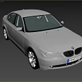White BMW Luxury Sedan With Modern Exterior And Sleek Design Features