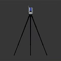 Leica Geosystems Laser Survey Instrument On Tripod With Yellow Gray Body And Circular Lens