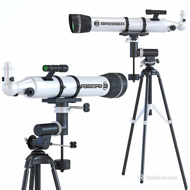 High Quality Astronomical Telescope Daily Electrical Appliance with Stable Tripod Stand 3d model 