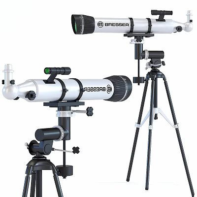 High Quality Astronomical Telescope Daily Electrical Appliance with Stable Tripod Stand 3d model