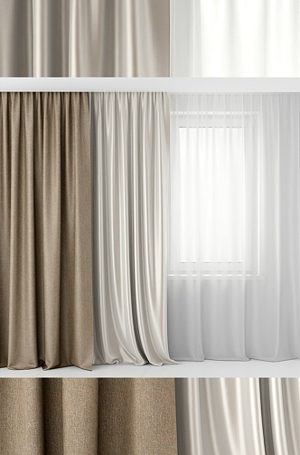 Curtains 3d model