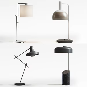 Modern table lamp 3d model