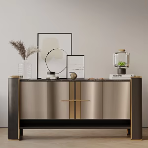 Modern Entrance Cabinet 3d model