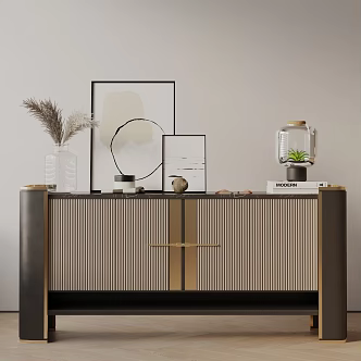 Modern Entrance Cabinet 3d model