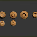 Artistic Sculpted Copper Vases With Intricate Carvings In Various Sizes