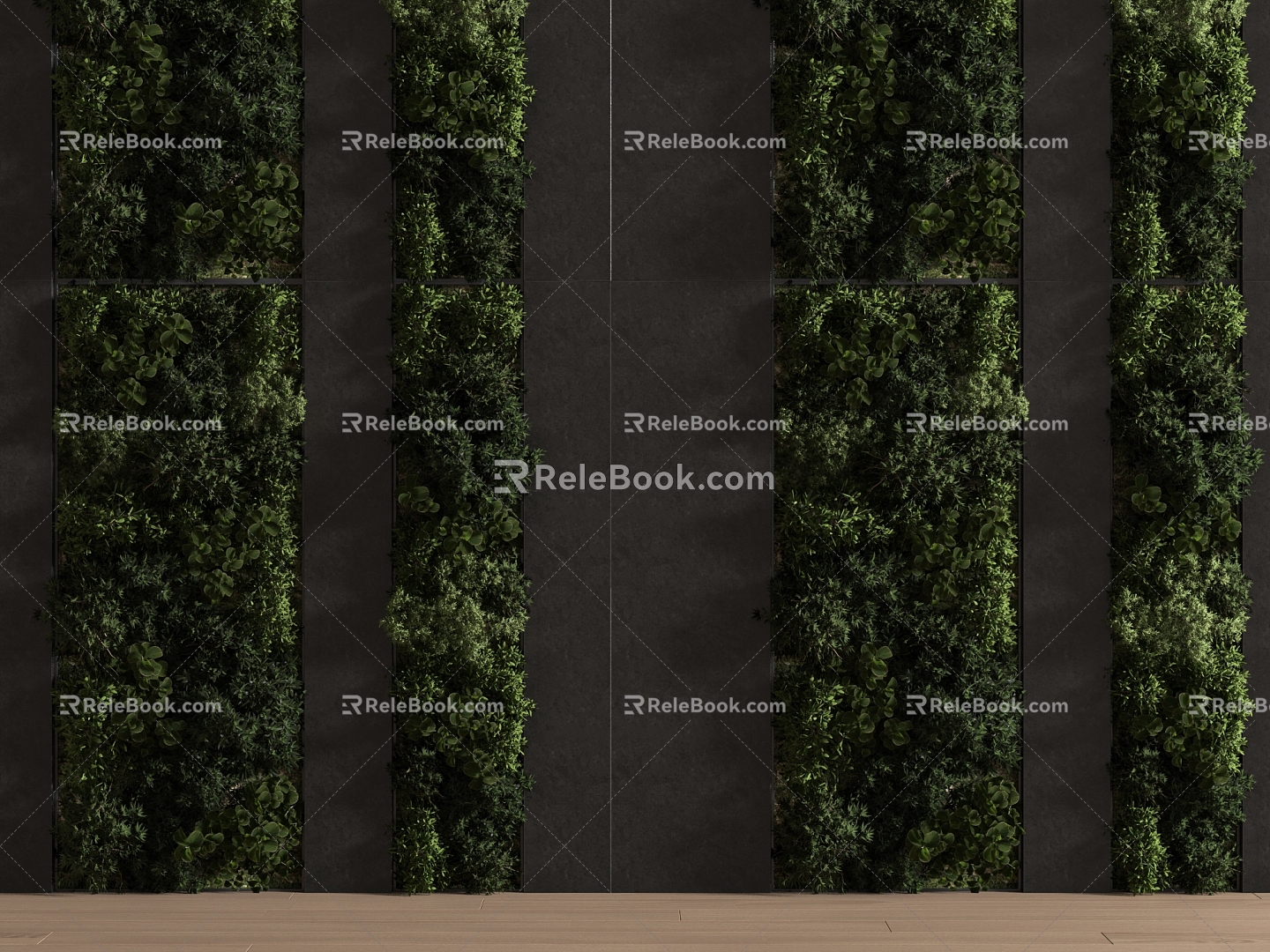 Green Plant Wall Grassland Green Plant Wall Plant Wall Moss Wall Moss Green Plant Wall Grassland 3d model