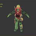 Biochemical Warrior Biochemical Soldier Gas Mask Science Fiction Gas Mask Gas Mask Respirator Breathing Mask 3d model