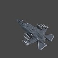 Aircraft Fighter 3d model